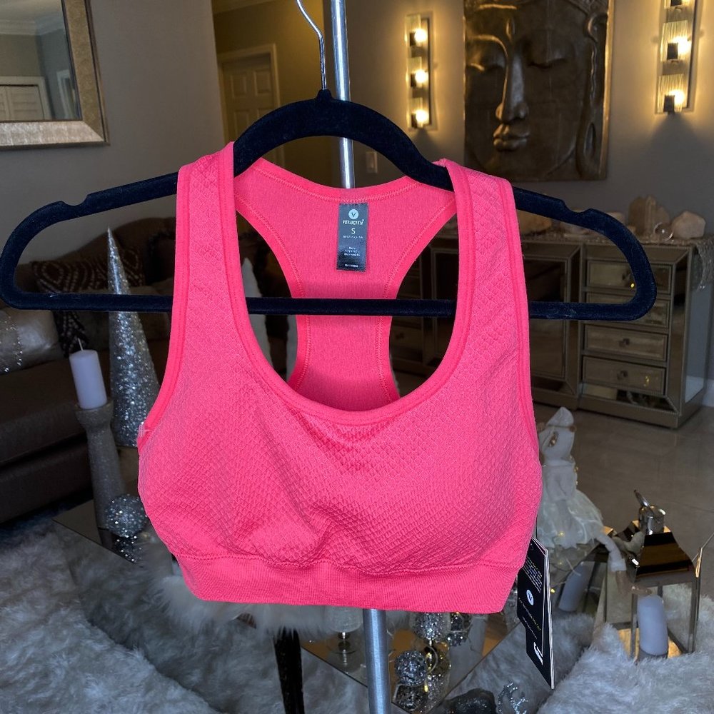 Velocity Racerback Woman's Sports Bra Small